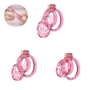 Elastic Pink Cobra Chastity Cage