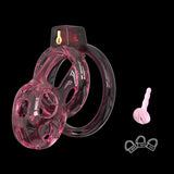 Elastic Pink Cobra Chastity Cage