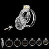 Elastic Transparent Cobra Chastity Cage - 5