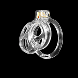 Elastic Transparent Cobra Chastity Cage - 1