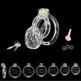 Elastic Transparent Cobra Chastity Cage - 6