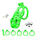 Maxi Green Cobra Male Chastity Cage Kits