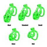 Nano Green Cobra Male Chastity Cage