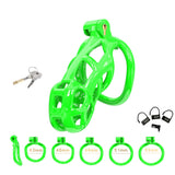 Standard Green Cobra Male Chastity Cage Kits