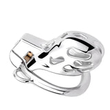 New Cobra Male Stainless Steel Chastity Cage' Ring