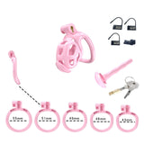 Pink Cobra Nub Chastity Kit With Urethral