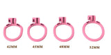 Pink Sung Cobra Chastity Cage(2.96 inches)