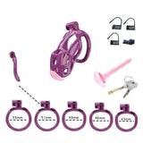 Purple Cobra Small Chastity Kit With Urethral