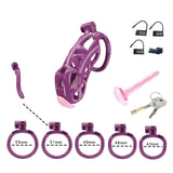 Purple Cobra Maxi Chastity Kit With Urethral