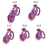 Purple Cobra Nano Chastity Kit With Urethral