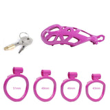 Maxi Purple Cobra Male Chastity Cage