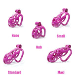 Maxi Purple Cobra Male Chastity Cage