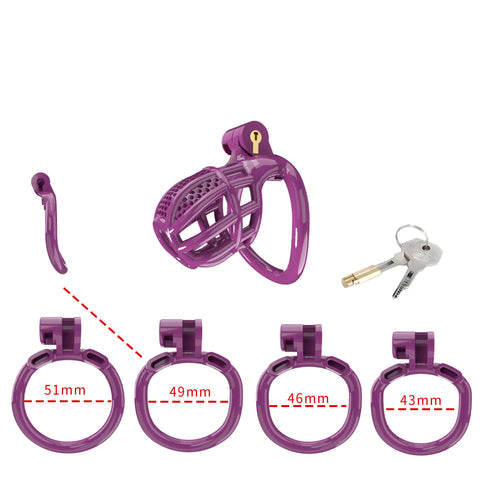 Purple Mamba 4.0 Nano Chastity Cage – cobrachastity