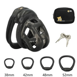 Soft Rubber Discreet Cobra Chastity Cage