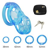Soft Rubber Discreet Cobra Chastity Cage