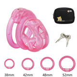 Soft Rubber Discreet Cobra Chastity Cage