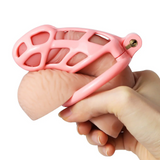 The Guardian Premium Chastity Cage Pink