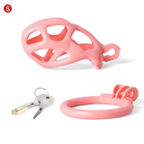 The Guardian Premium Chastity Cage Pink
