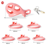 The Guardian Premium Chastity Cage Pink