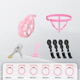 Upgrade Invisible Pink Cobra Chastity Cage 5