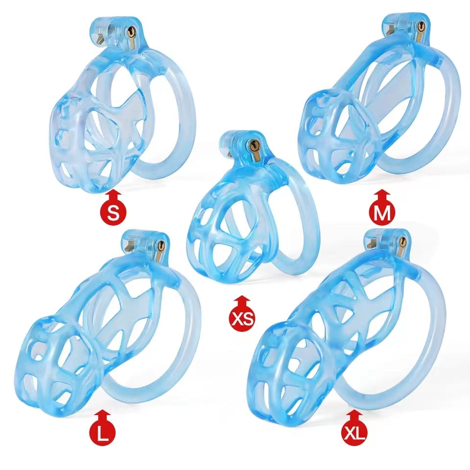 Ice Vision Blue Cobra Chastity Cage Type XL – cobrachastity