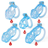 Ice Vision Blue Cobra Chastity Cage Type XS