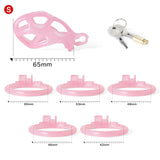 Ice Vision Pink Cobra Chastity Cage Type S