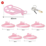 Ice Vision Pink Cobra Chastity Cage Type M