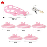 Ice Vision Pink Cobra Chastity Cage Type L