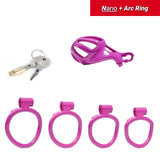 Nano Purple Stripe Cobra Chastity Kits