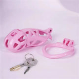 Maxi Pink Cobra Male Chastity Cage Kits