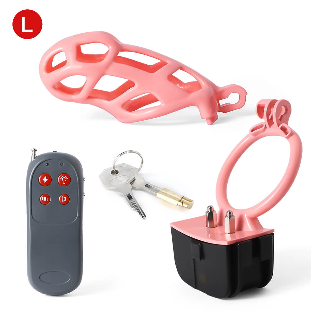 Pink Electric Shock Mamba Chastity Cage – cobrachastity