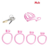 Nub Pink Stripe Cobra Chastity Kits